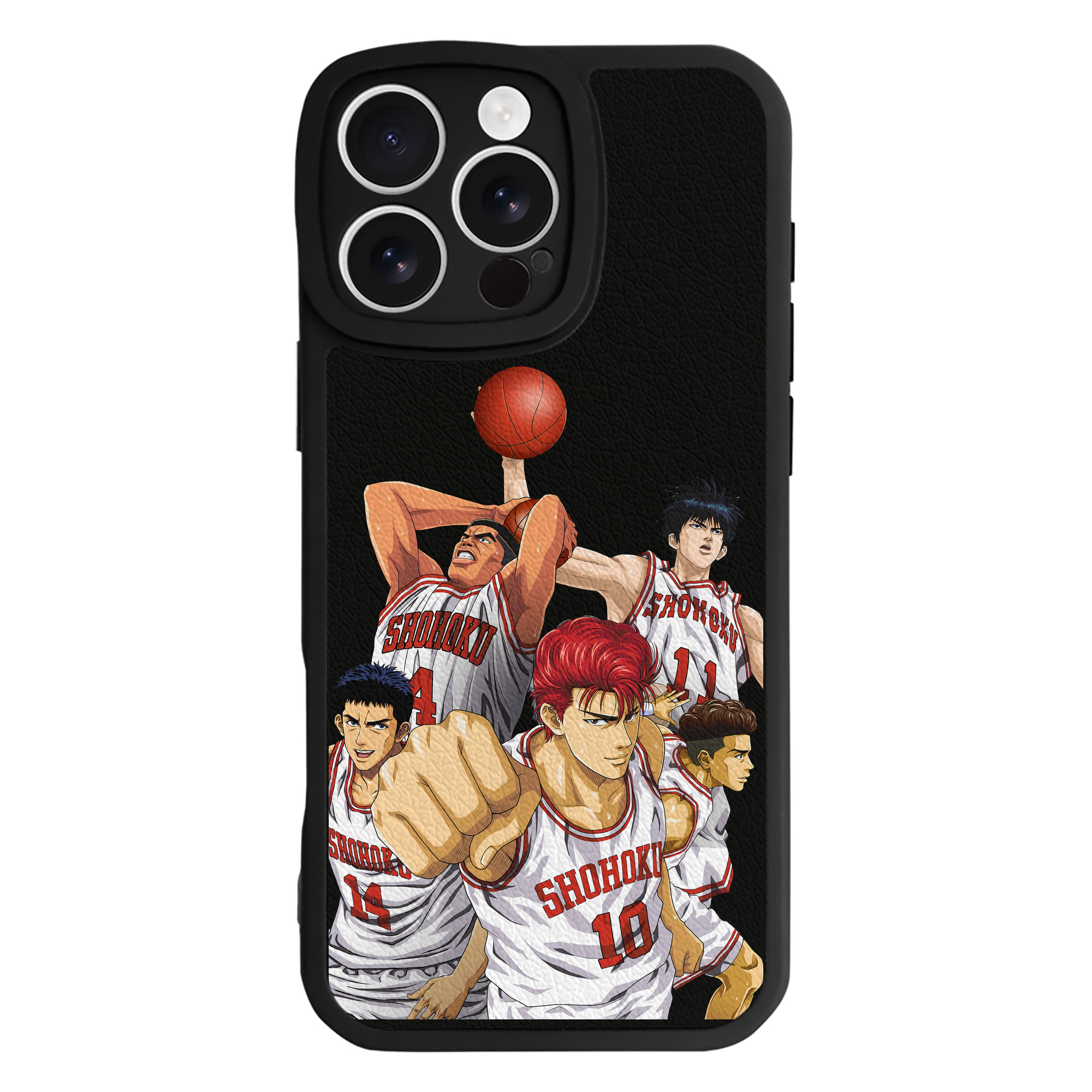 （画像用） SLAM DUNK／スラムダンク 【iPhone 16シリーズ対応】シリコンスマホケース（レザー調） 材質：シリコン